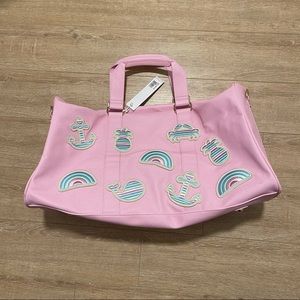*NEW* Stoney Clover Lane pink duffel bag